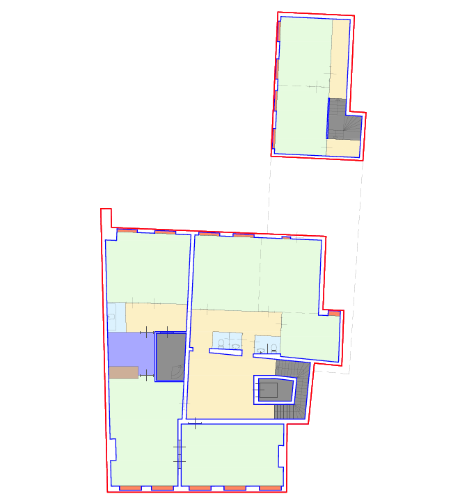 First floor — 266 m²